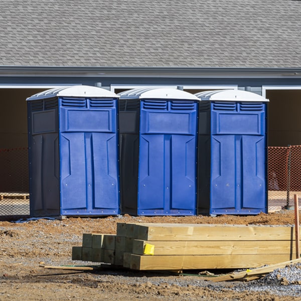 are there any restrictions on what items can be disposed of in the portable restrooms in Terryville